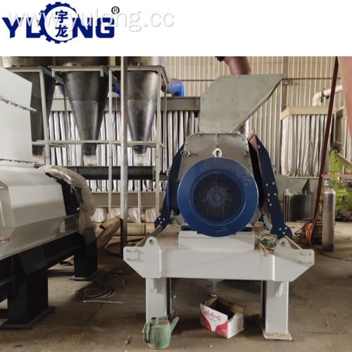 YULONG GXP75*55 hammer mill with cyclone